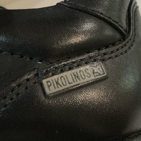 Pikolinos Black Leather Shoes Sneakers Lace-Up Size 37 (6.5-7) - Picture 11 of 11